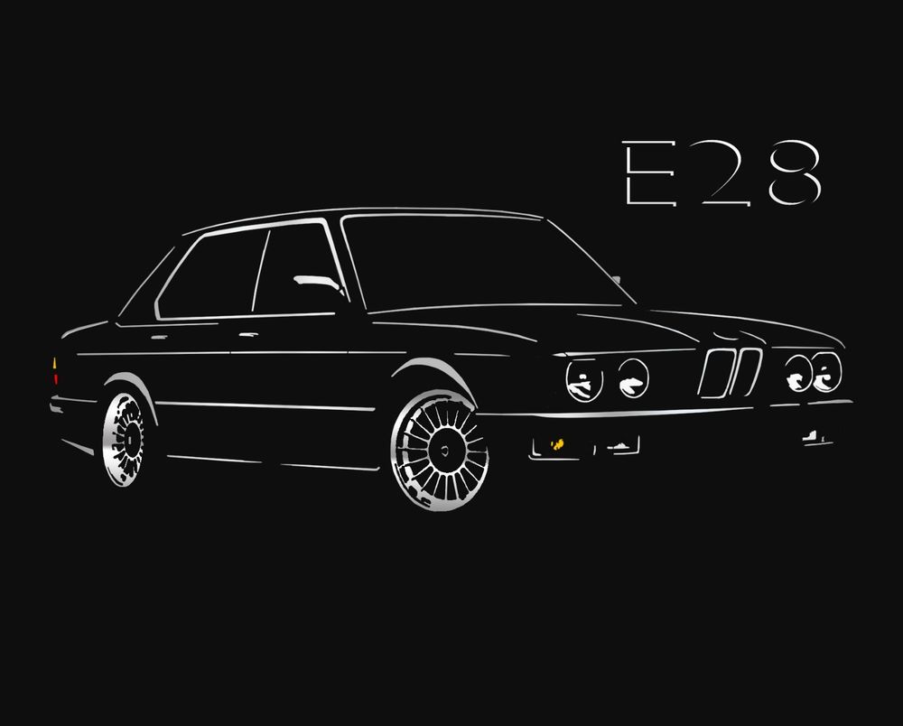 BMW Shark E28 Logo photo - 1