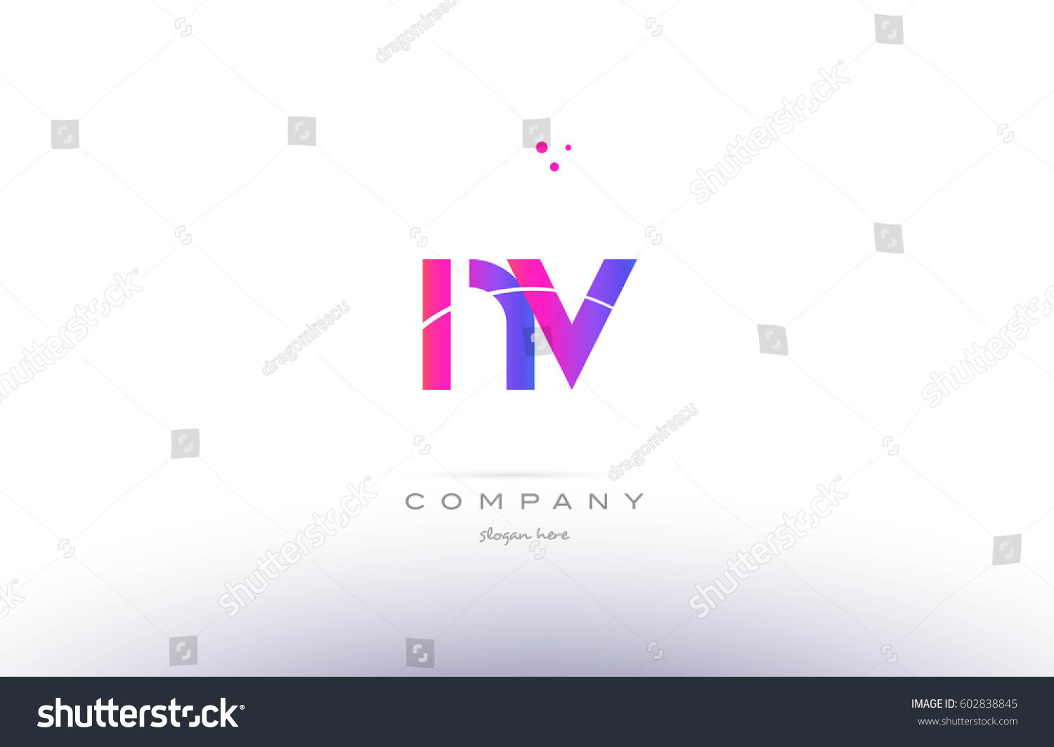 Creative Purple Company Logo Template photo - 1