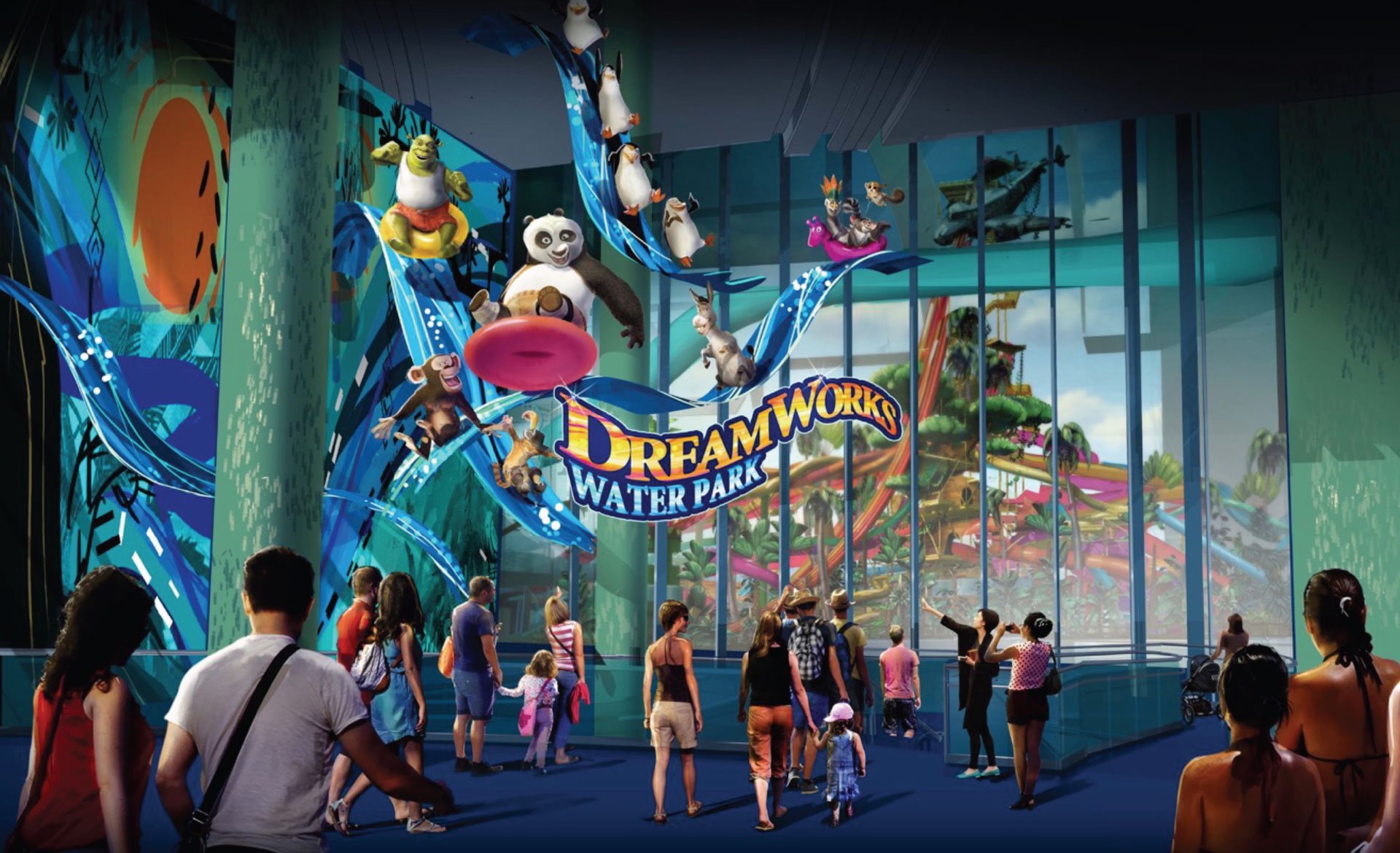 Dreamworks Indoor Theme Park Logo photo - 1