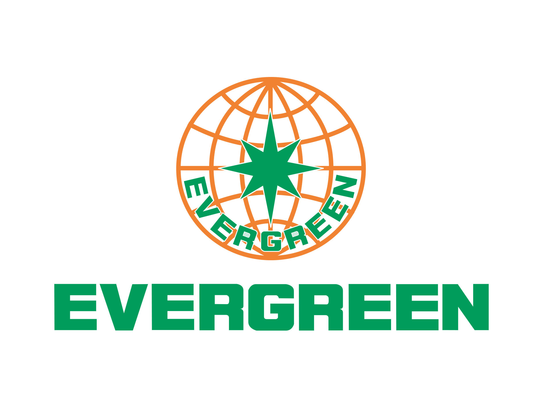 Evergreen logo design template Royalty Free Vector Image