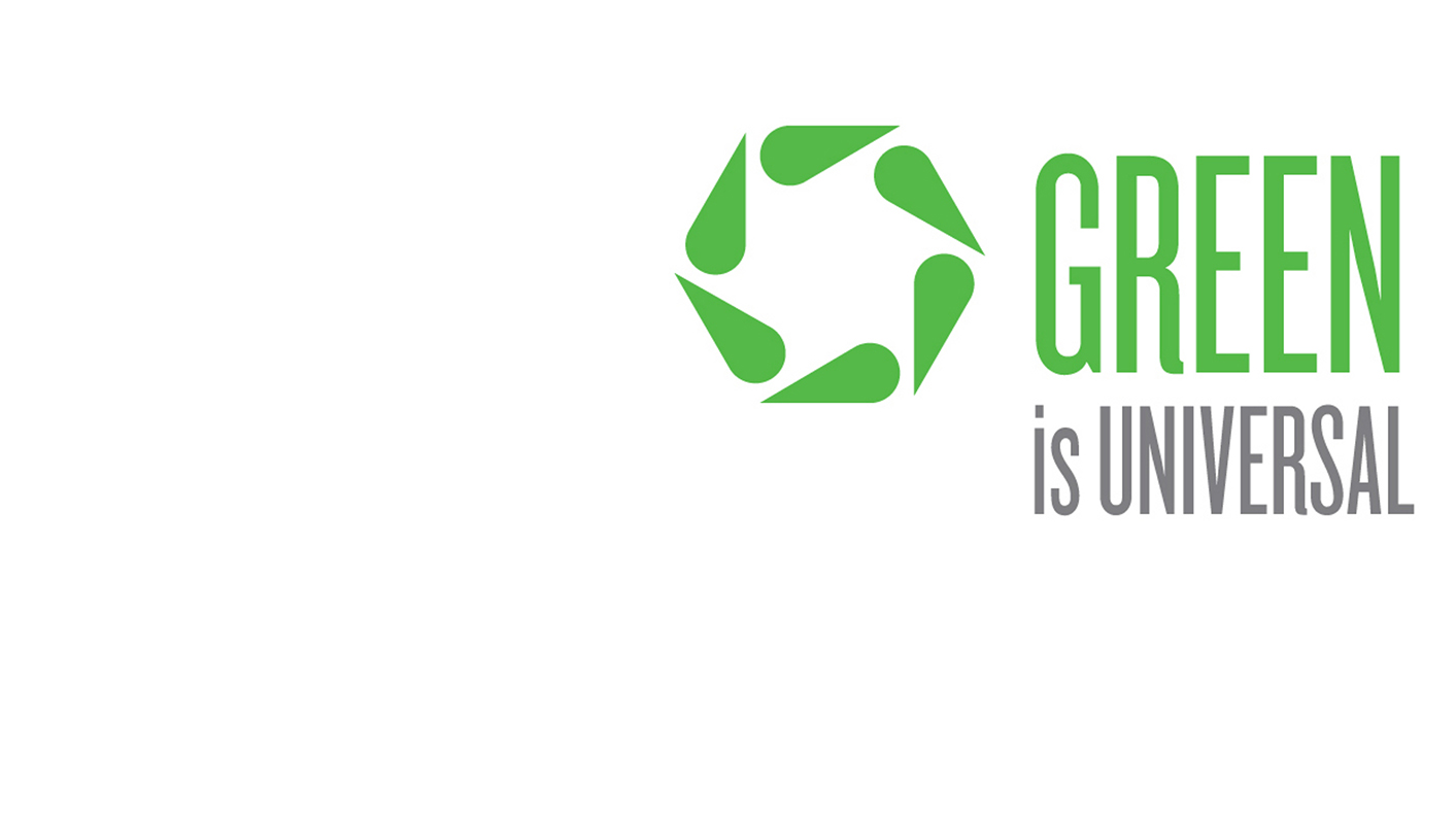 Green Is Universal Logo photo - 1