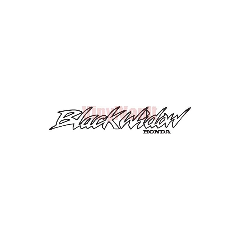Honda Black Widow Logo photo - 1