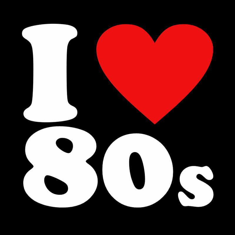 I love 80s Logo photo - 1