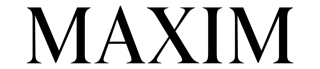 MAXIM Magazine Logo photo - 1
