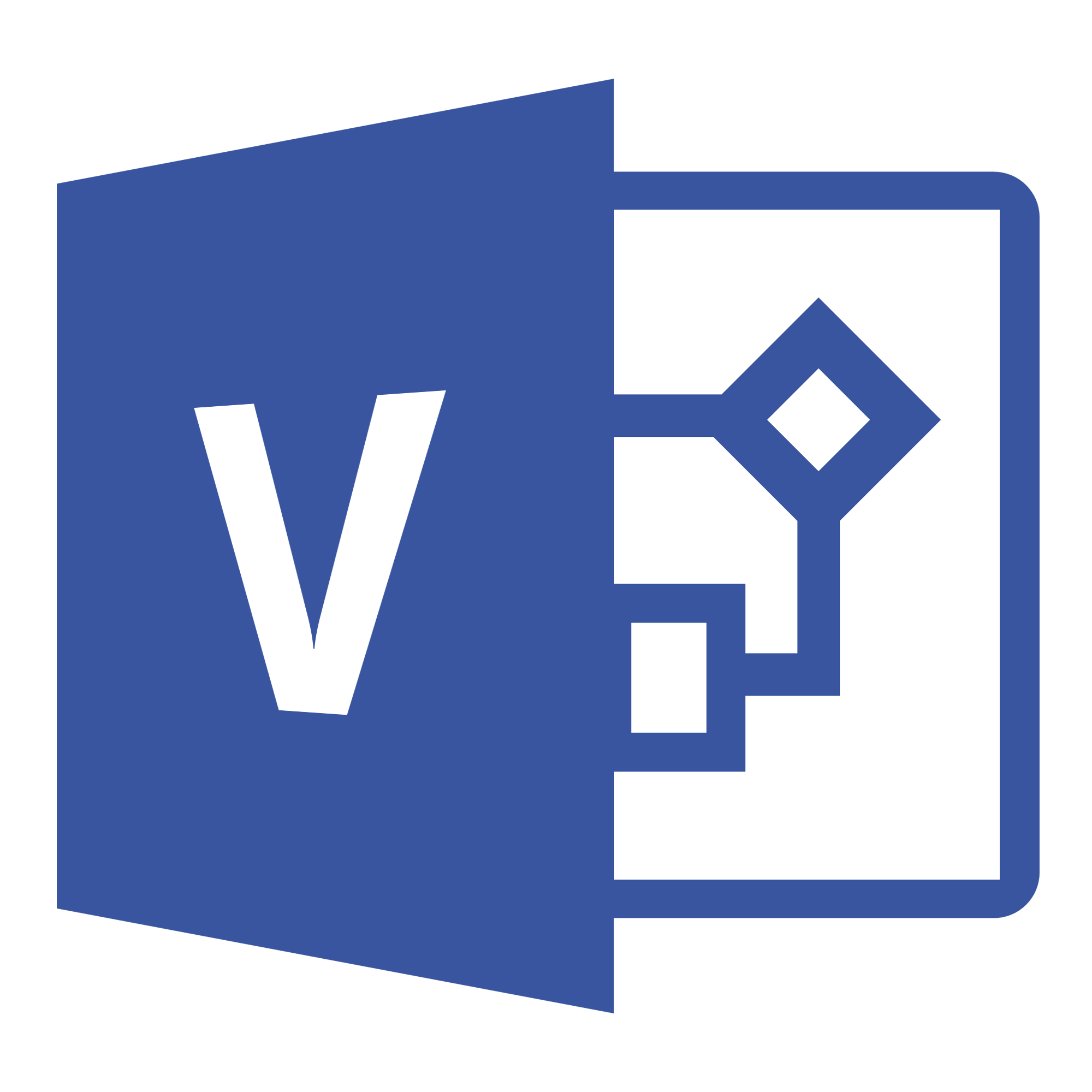 Microsoft Visio Logo photo - 1