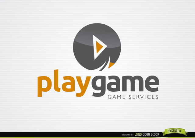 Play Button Game Logo Template photo - 1