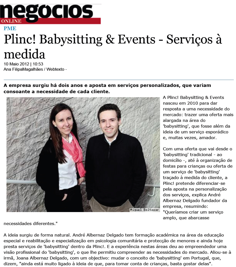 Plinc! Babysitting&Events Logo photo - 1