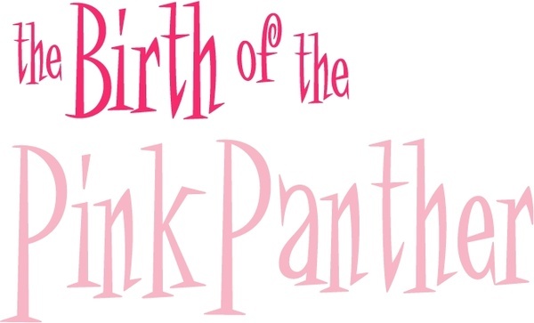 The Birth of the Pink Panther Logo photo - 1