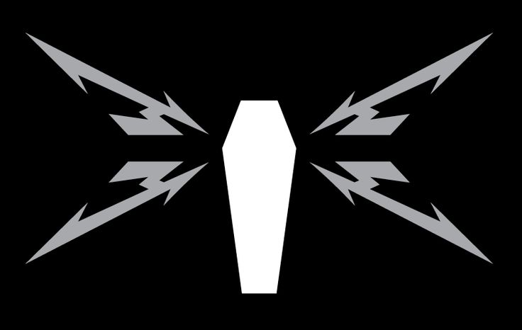 metallica death magnetic logo photo - 1