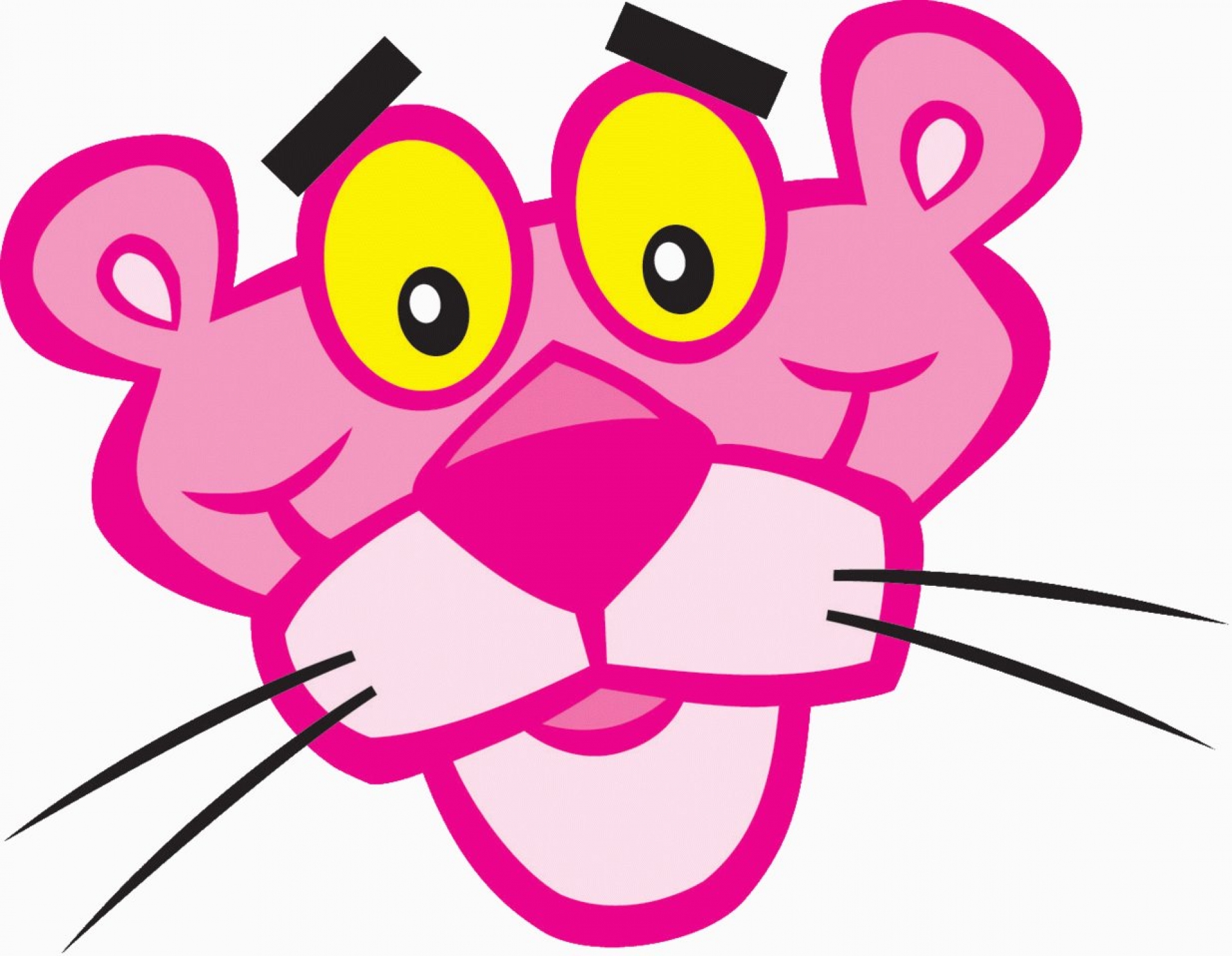 pink panther face Logo photo - 1